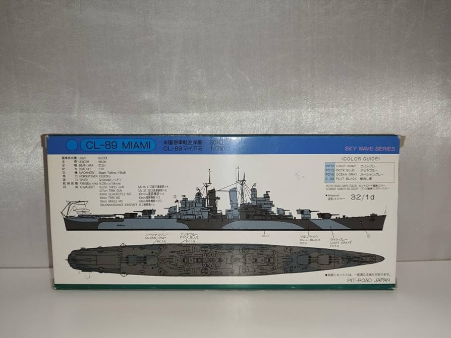 ピットロード 1/700 米国海軍 軽巡洋艦 クリーブランド W22 o7r6kf1 ピットロード 1/700 アメリカ海軍軽巡洋艦「マイアミ」完成品